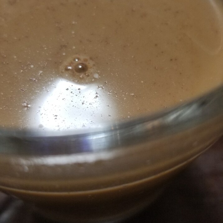 黒蜜とすりごまのアーモンド紅茶